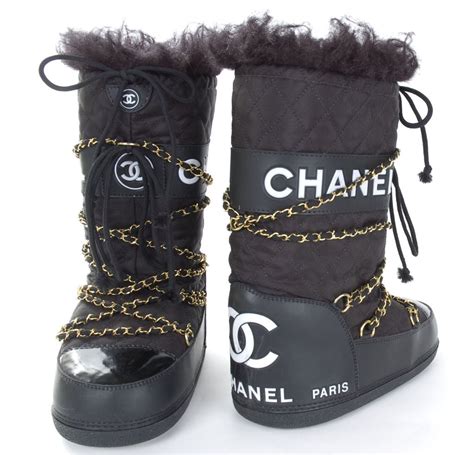 chanel apres ski boots|chanel shoes official website.